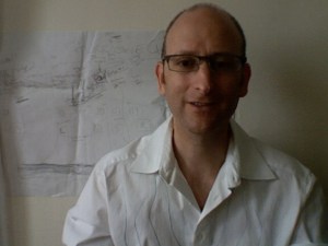 D white shirt white back bright David Smooke