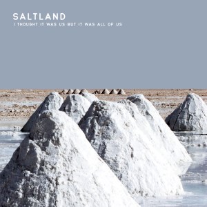 Piles of salt mined by local residents sit on the surface of the world's largest salt flats, the Salar de Uyuni